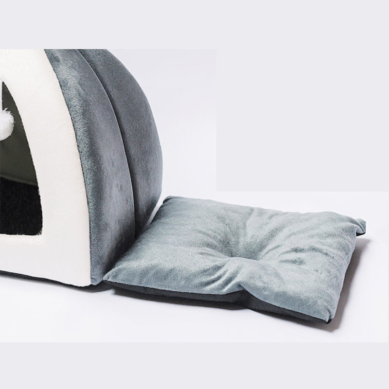 Soft Winter Pet Bed House for Cats & Small Dogs | Warm Indoor Sleeping Nest