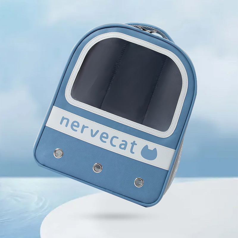 Portable Large-Capacity Breathable Cat Carrier Bag – Travel Pet Backpack